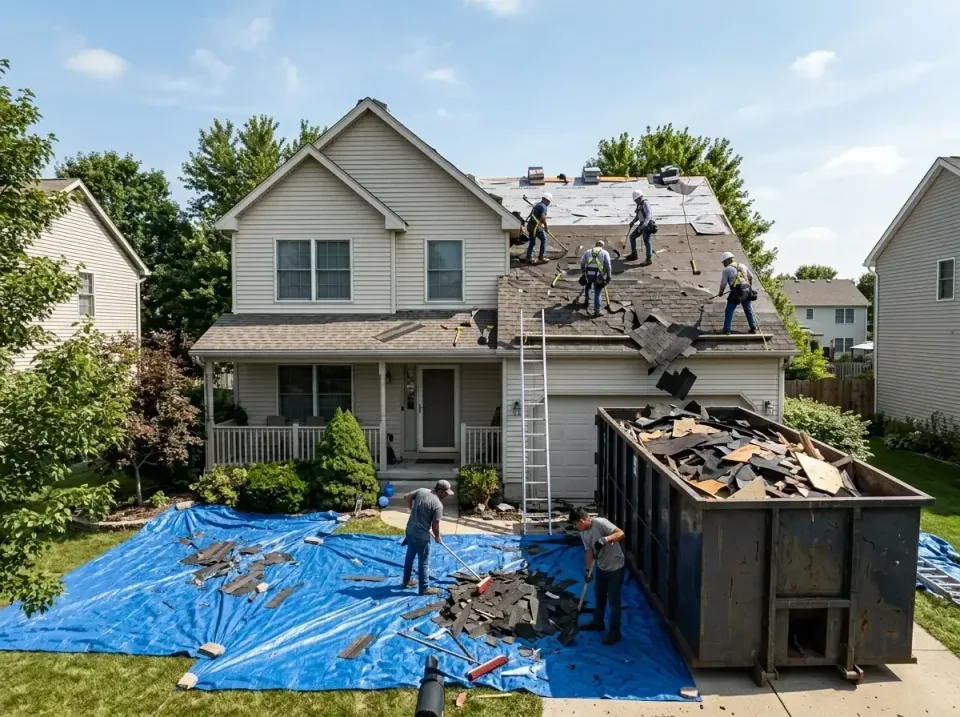 roof-replacement-debris-remova-004 — frequently asked questions, Cheapest Dumpster Rentals in Preston, ID